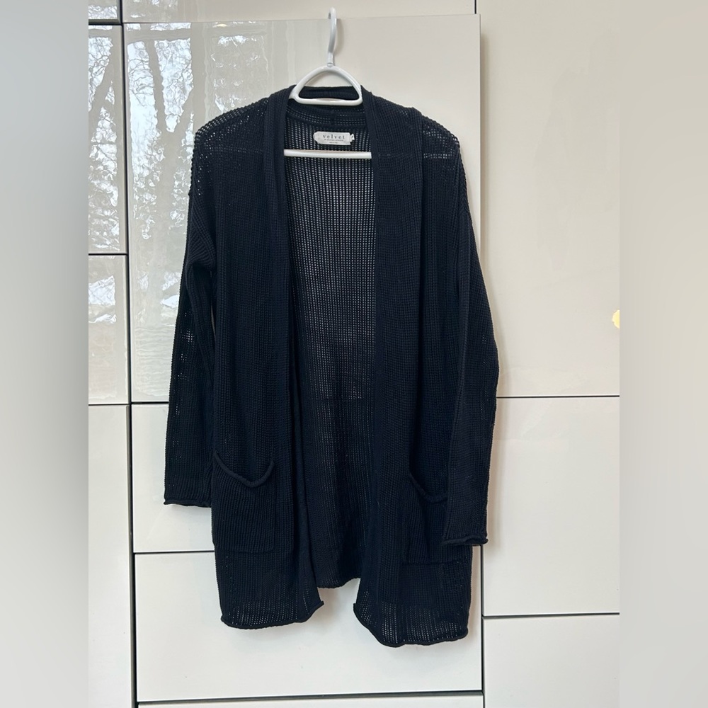 Velvet by Graham and Spencer cotton cardigan
